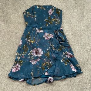 saints + secrets strapless dress